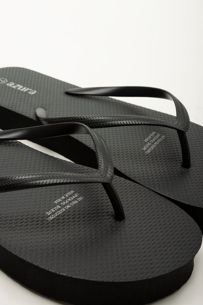 Black Flatform Flip Flops (2)