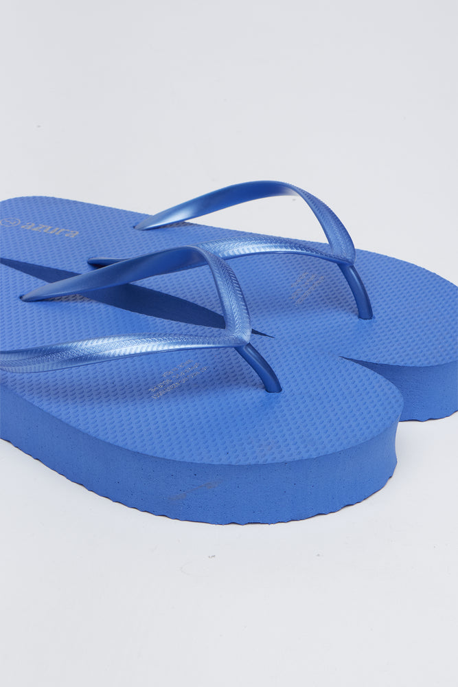 Blue Platform Flip Flops (2)