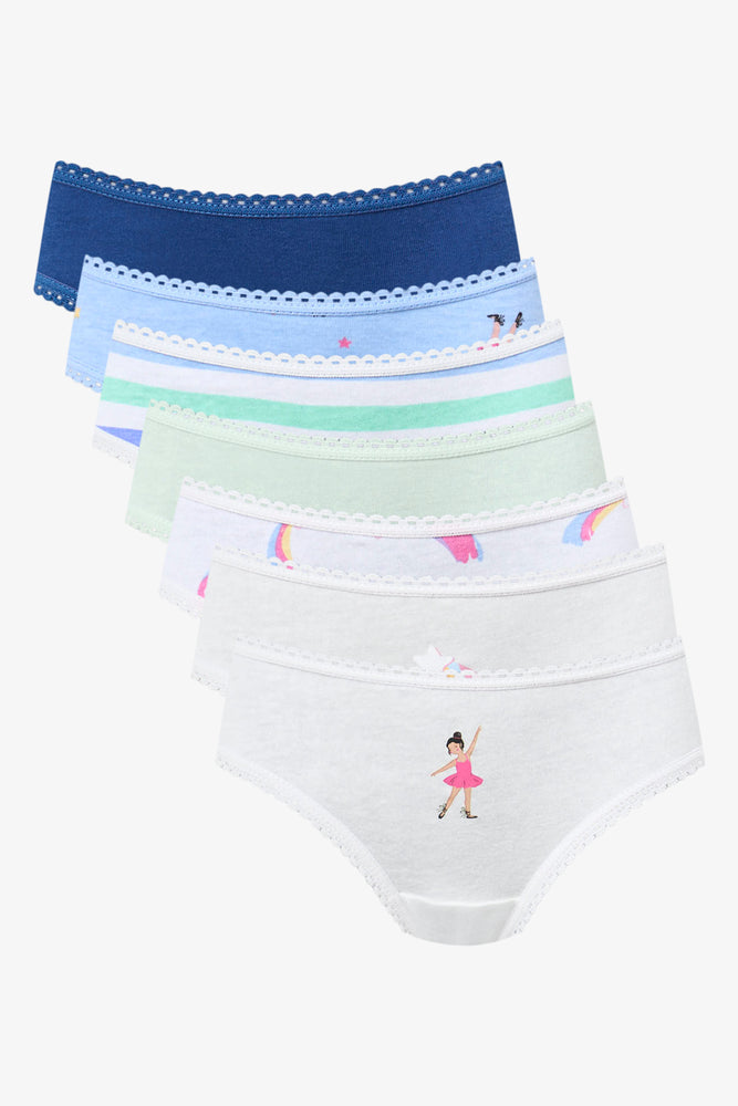 7 Pack Printed Ballerina Bikini
