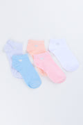 5 Pack Heart Ankle Socks