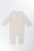 Oatmeal Melange Cotton Sleepsuit (2)