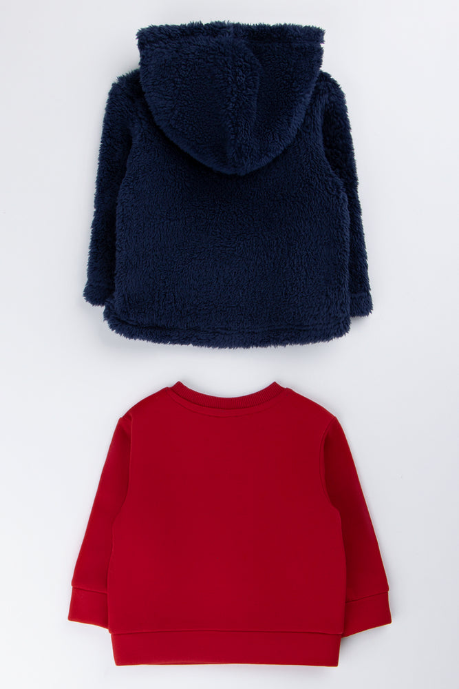 2 Pack Happy Camper Tracktops Red And Navy (2)