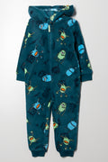 Monster Onesie Green