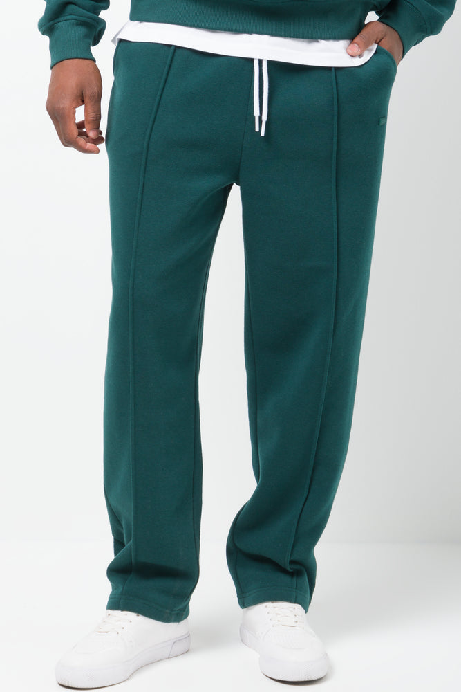 Straight Leg Knit Jogger Green (1)