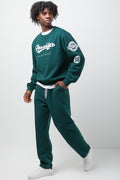 Straight Leg Knit Jogger Green (2)