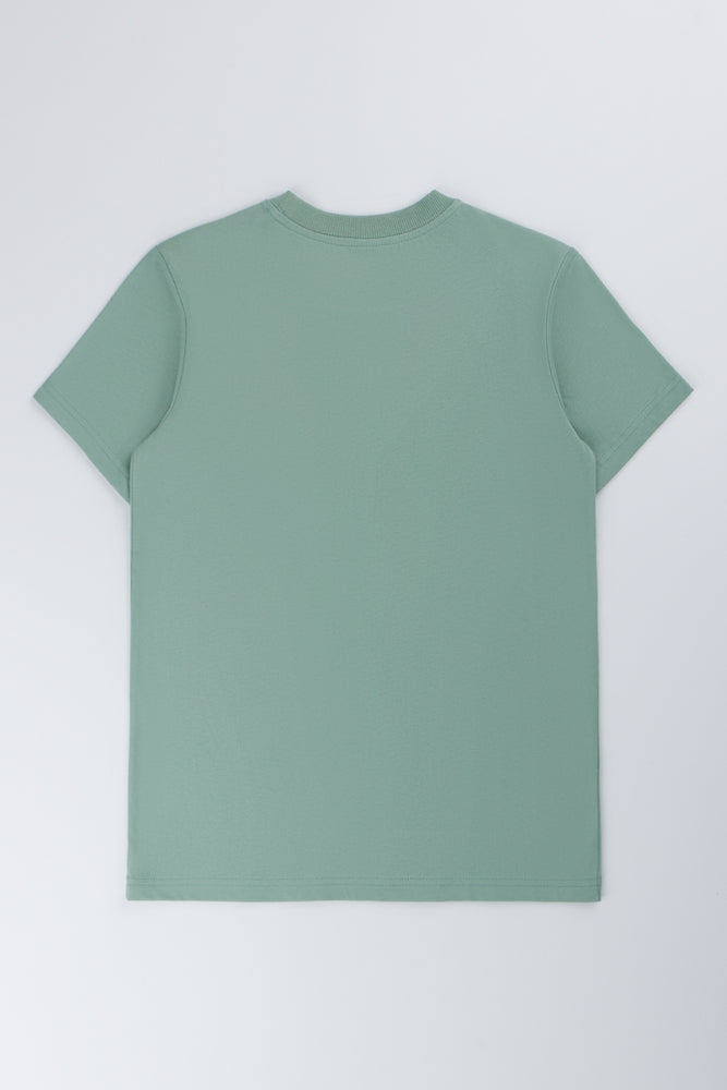 Green Plain Iceberg T-Shirt (2)