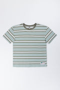 Sage Green Stripe Short Sleeve T-Shirt