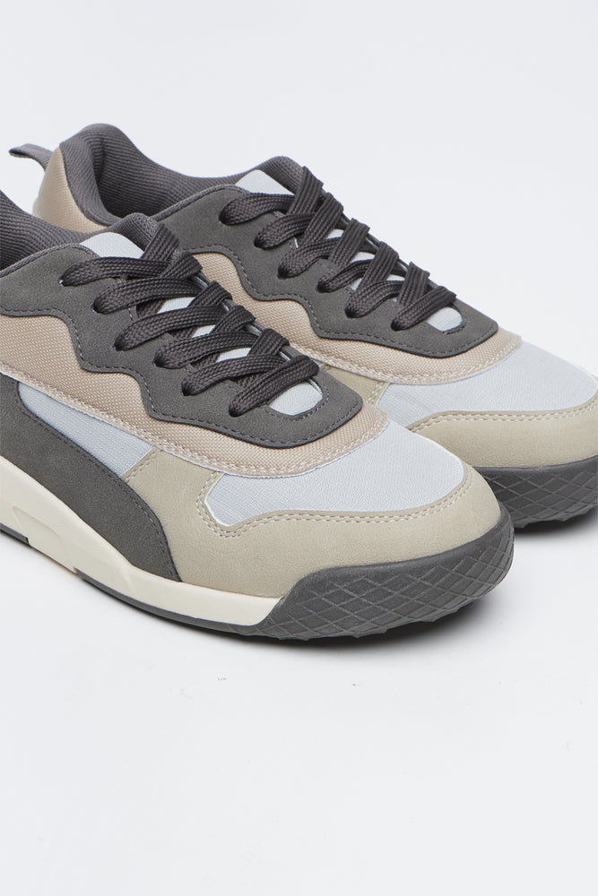 Colour Block Casual Trainers (2)