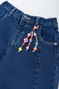 Indigo Balloon Leg Denim Pants (1)