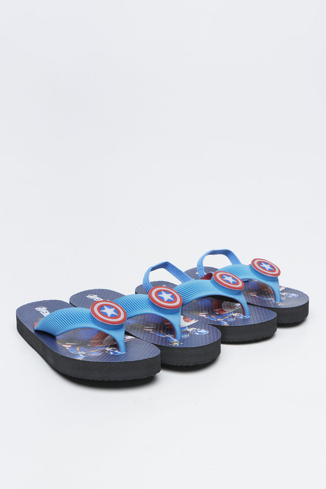 Captain America Light Up Flip Flops