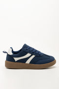 Cobalt Blue Retro Style Sneakers (1)