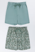 Sage Woven Shorts 2 Pack