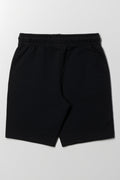 Black Versatile Knit Shorts (1)