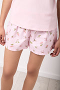 Pink Floral Print Pajama Set (3)