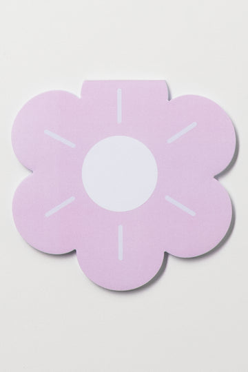 Pink Floral Shaped Memo Pad