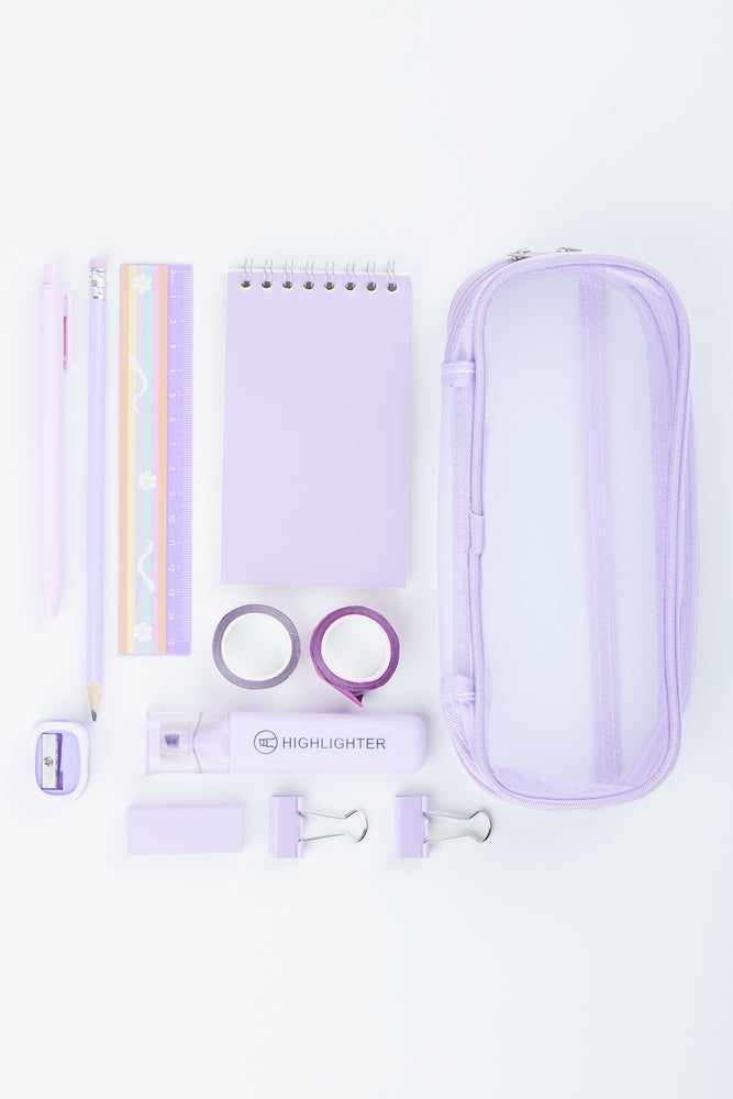 11 Piece Organza Stationery Set (1)