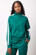 Green Zip Through Tracktop