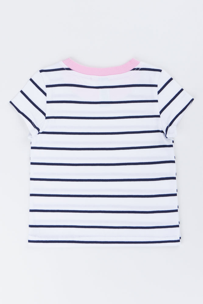 Striped Short Sleeve T-Shirt (2)