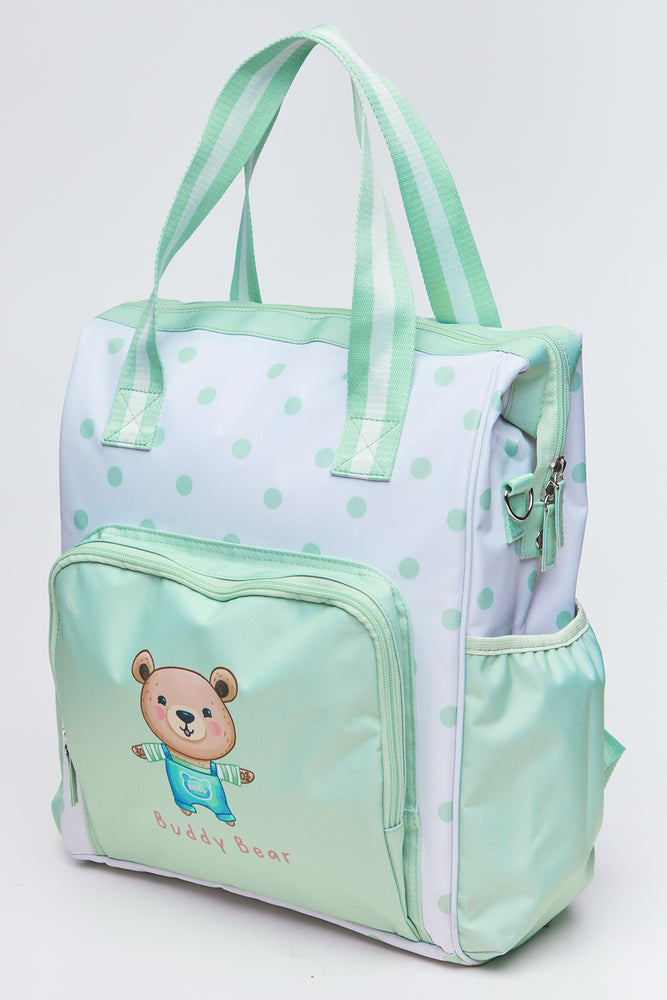Buddy Bear Polka Dot Nappy Bag (2)
