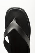 Black Flatform Thong Sandals (4)