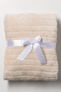 Stone Textured Plush Throw