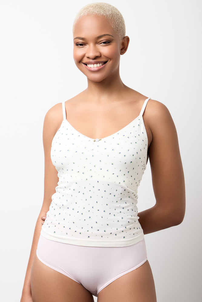 2 Pack Floral Pointelle Cami
