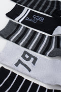 5 Pack Print & Striped Socks (1)