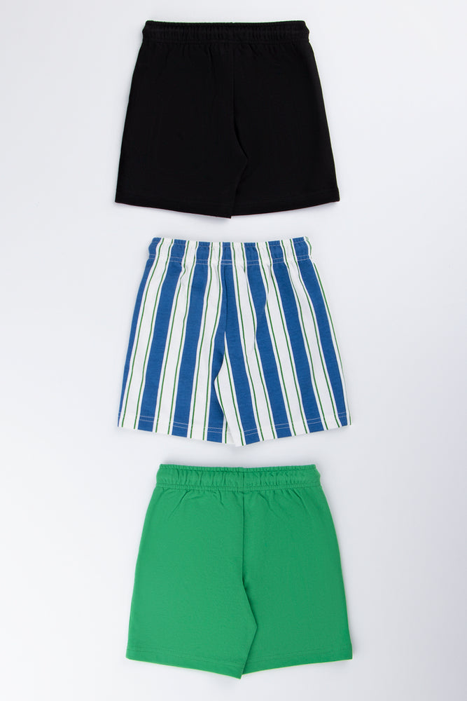 3 Pack Fleece Shorts (2)
