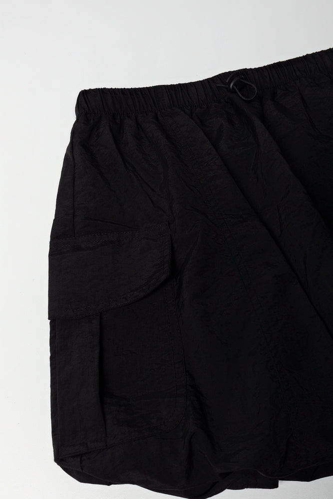 Black Cargo Bubble Skirt (1)