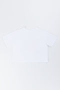 White Crochet Fruit Boxy T-Shirt (2)