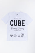 White Graphic Print T-Shirt