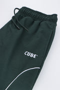 Forest Green Straight Leg Trackpants (1)