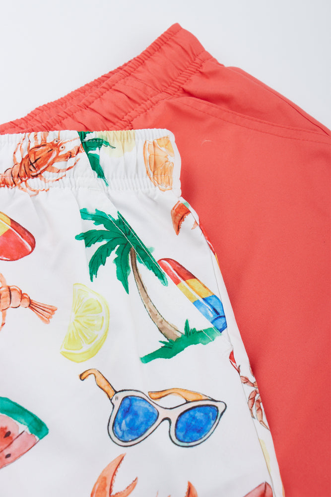 Coral Microfibre Shorts 2 Pack (1)