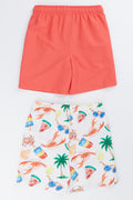 Coral Microfibre Shorts 2 Pack (2)