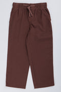 Chocolate Brown Pull On Pants