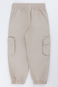 Stone Poplin Cargo Jogger Pants (2)