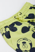 Lime Mickey Mouse Swim Shorts (1)