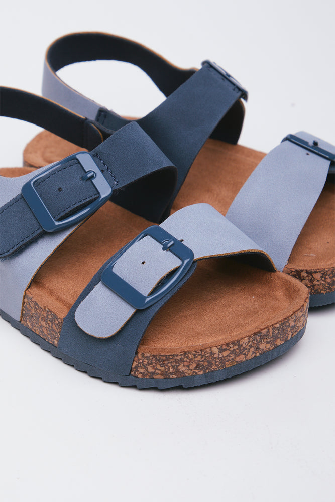 Blue Two Strap Health Sandals (2)