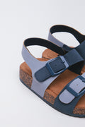 Blue Two Strap Health Sandals (3)