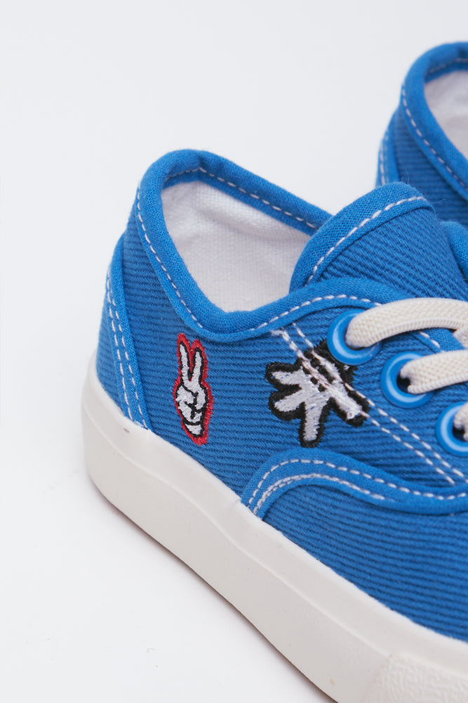 Blue Mickey Mouse Canvas Sneakers (3)