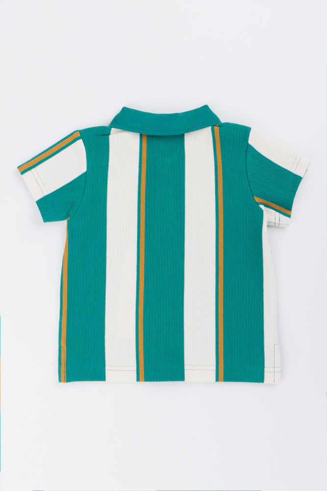 Green Stripe Rugby Golfer (2)