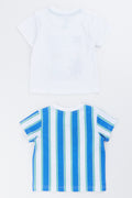 2 Pack Graphic Striped T-Shirts (1)
