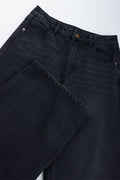 Black Wideleg Denim Jeans (1)