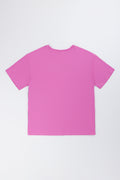 Cerise Oversized Butterfly Slogan T-Shirt (2)