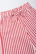 Red Stripe Belted Wideleg Pants (1)