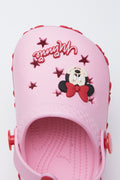 Pink Minnie Mouse Light Up Clogs (4)
