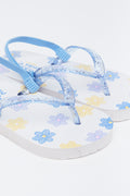 Floral Daisy Flip Flops (2)