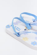 Floral Daisy Flip Flops (3)
