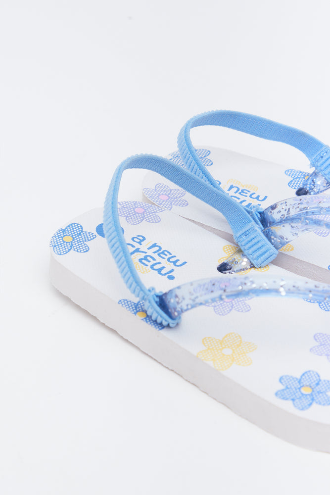 Floral Daisy Flip Flops (3)