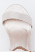 Gold Shimmer Bow Block Heels (4)
